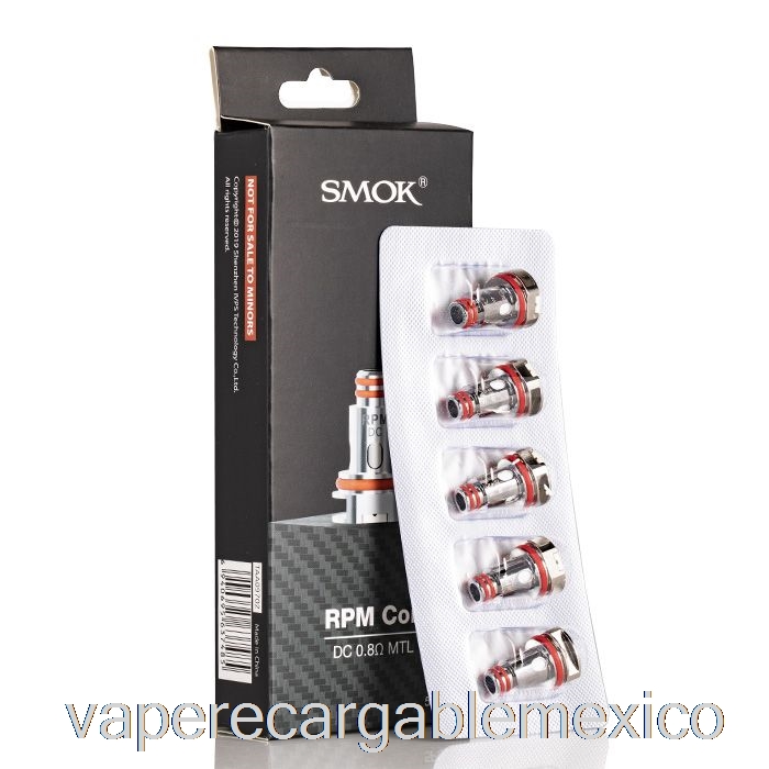 Bobinas De Repuesto Vape Recargables Smok Rpm Bobinas 0.8ohm Rpm Dc Mtl